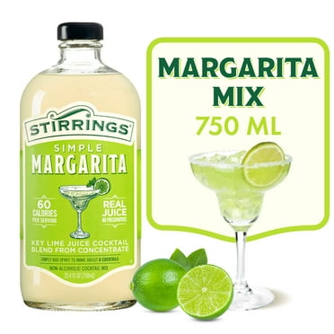Stirrings Margarita Cocktail Mixer - 25.4 fl oz Glass Bottle, Pack of (1)