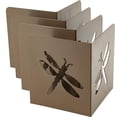 thumbnail image 7 of Garden Bloom 11023BL Bloom Dragonfly Instabrace Garden Flower Raised Bed Corners, 9.5", Brown, 7 of 7