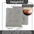 thumbnail image 3 of Klear Vu Porch - Juego De Cojines Para Silla Mecedora Para Uso En Interiores Y Exteriores, Ensamblados En Los Ee. Uu., Fáciles De Limpiar, Elegantes Cojines Para Asiento Y Respaldo Con Lazos De Tela,, 3 of 5