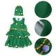 thumbnail image 4 of Sombrero y vestido de árbol de Navidad Disfraces de espectáculo de dibujos animados para niños Disfraz de actuación de Halloween para niños y niñas Tamaño 110 CM, 4 of 7