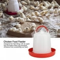 thumbnail image 2 of Bebedero automático para aves de corral de 10 piezas, comedero para pollos con anillo de alimentación innovador abierto superior, bebedero para pollos para peque?as granjas(5L) Ecomeon no, 2 of 6