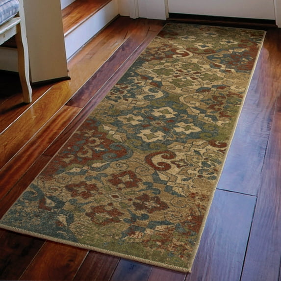 Orian Rugs Voyage Lansing Teawash Area Rug or Runner