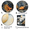 thumbnail image 3 of Designart "Moonlit Storm Over The Mountain" Landscape Mountains Floater Framed Wall Decor, 3 of 5