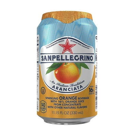 Nestle Waters North America 43345 11.15 oz Can, Sparkling Fruit Beverages, Aranciata or (Best American Sparkling Wine)