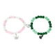 thumbnail image 2 of Pulseras de pareja con temática de San Valentín. Linda pulsera magnética ajustable para pareja. Regalo ideal para San Valentín. Pulsera de metal., 2 of 6
