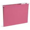 thumbnail image 5 of 25  Pretty Hanging File Folders, Pastel Gem Tone Assorted Colors, Cute Hanging File Folders with Plastic Tab Inserts, Holds Letter Size Documents, 5 of 9