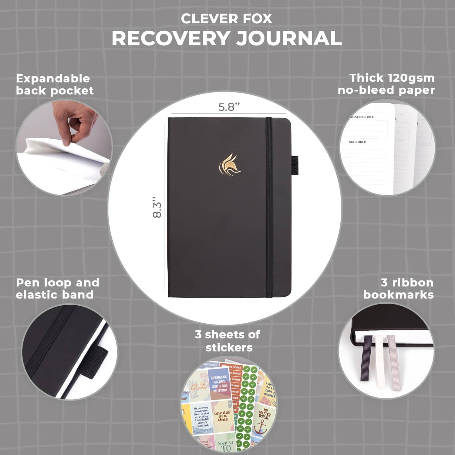 Clever Fox Addiction Recovery Journal