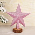 thumbnail image 7 of Clearance! CICRKHB Christmas Ornaments, Gifts Five-Pointed Ornaments Christmas 10Cm Christmas Decorations Tree 1Pc Star Top Home Decor, Christmas Decorations Clearance Pink, 7 of 7