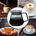 thumbnail image 6 of Coffee Pot Carafe Coffee Brewer, Reusable Heat Resistant Coffee Maker for Kitchen Supplies , 300ml, 6 of 8