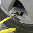 thumbnail image 5 of Adaptador de válvula para neumáticos de coche, manguera para bomba de inflado de neumáticos con 2 boquillas de latón, conector de válvula para inflado de coche, bicicleta y motocicleta -, 5 of 5
