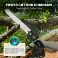 thumbnail image 3 of VIOLEWORKS Mini Chainsaw 8-Inch Battery Powered Chainsaw, 21V Rechargeable Lithium-ion Batteries, 3 of 7