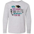 thumbnail image 3 of Inktastic My Mommy Did It and She Did it For Me with Graduation Cap Long Sleeve Youth T-Shirt, 3 of 5