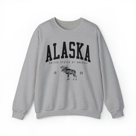 Alaska AK Sweatshirt, Gifts, Crewneck