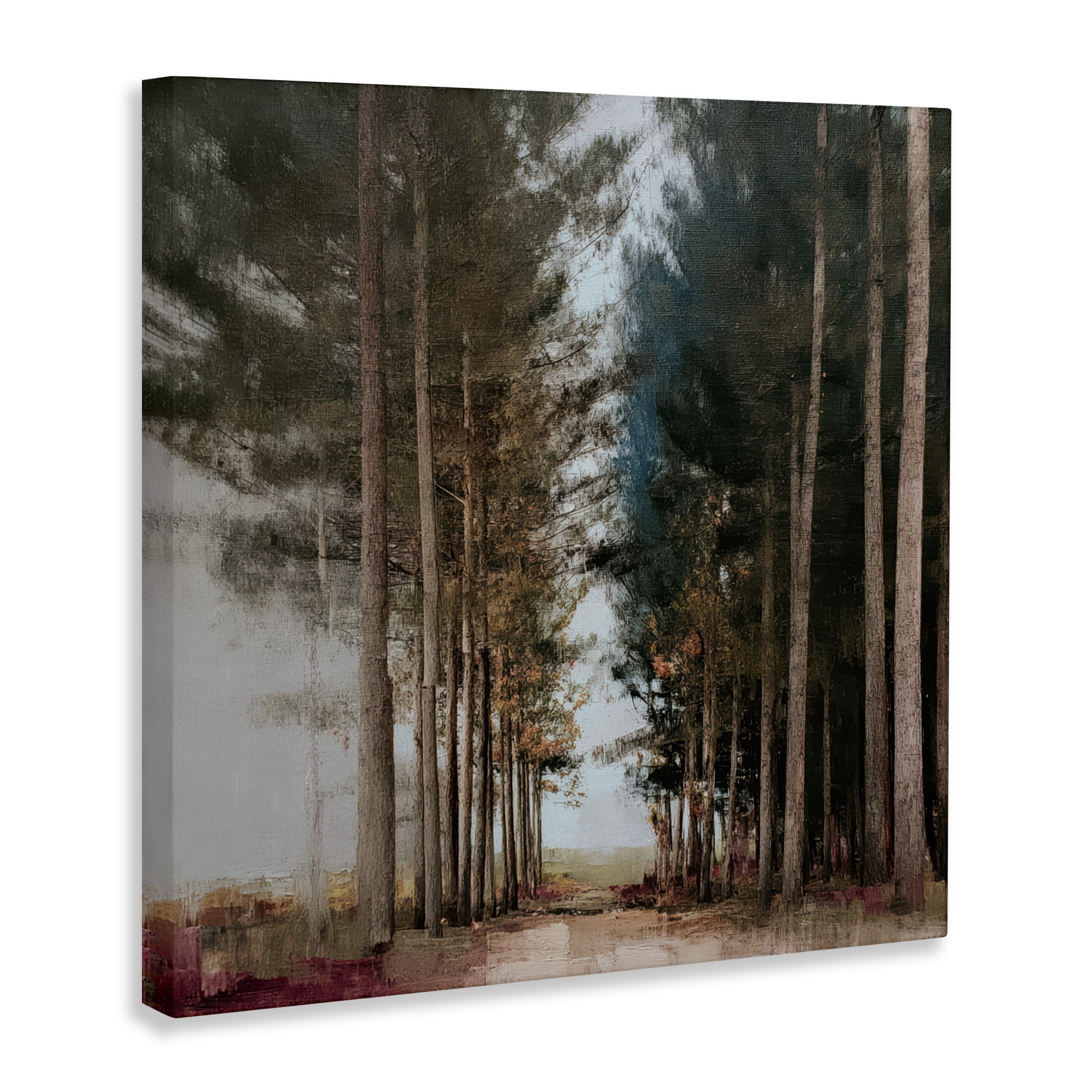 Stupell Industries Tall Trees Pathway Canvas Wall Art, design by Kim Curinga