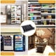 thumbnail image 3 of Organizador De Bebidas De 15 Pulgadas Para Refrigerador, Organizador De Latas De 6 Filas Para Despensa, Soporte Para Bebidas Para Refrigerador, Ancho Ajustable Con Resorte, Fácil, 3 of 7