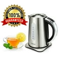 DeRozzi Stainless Steel Electric Kettle for Tea Water Pot with 6