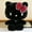 Kitty-Black, variant on 60cm Cute Sanrio Hello Kitty Plush Toy Kawaii Angel Demon KT Cat Soft Stuffed Plushies Doll Big Size Pillow Girls Birthday Gift