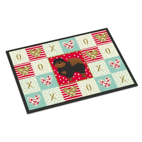 Pomeranian #2 Love Door Mat