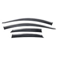 thumbnail image 1 of Window Visor Compatible with 2015-2021 Lexus NX200t NX300 NX300h AZ10, Injection Polycarbonate with Chrome Trim Rain Guard Wind Deflector 4PCS by IKON MOTORSPORTS, 2016 2017 2018 2019 2020, 1 of 4
