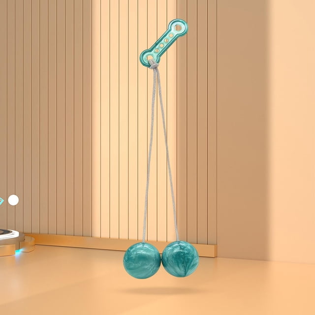 Swing Balls on a String Educativo Desarrollar habilidades motoras Relajante Actividad al aire libre Aprendizaje de ruido Juguetes para niños Adultos F Verde 45 cm perfke bolas de swing