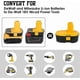 thumbnail image 3 of New Dm18d Dca1820 Battery Adapter With Usb For Dewalt 20v/18v For Milwaukee M18 18v Lithium Battery Dcb204 Dcb205 Converter For Dewalt 18v/2, 3 of 4