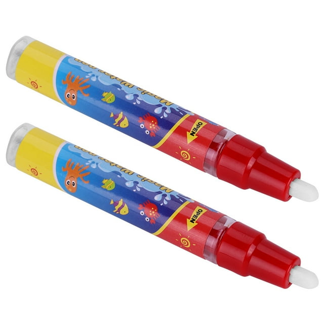2pcs/Set Water Pen, Pens, Water Doodle For Painting Mat Kids Gift For Drawing