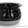 thumbnail image 2 of Milltown Merchants Ceramic Yarn Bowl - Yarn Holder - Knitting Accessories (Black), 2 of 4