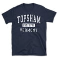 thumbnail image 1 of Topsham Vermont Classic Established Men's Cotton T-Shirt, 1 of 1
