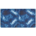 thumbnail image 3 of joogoo Tie Dye Blue Print Hardcover 3 Ring Binder 1.5" Round Rings Interior Pockets Binders Organizer 1 Pack, 3 of 9