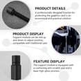 thumbnail image 2 of Support en Alliage d'Aluminium Durable pour Usage Domestique avec Finition Noire et Design Réglable, 2 of 8