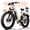 khaki, variant on Dual Motor Electric Bike,26" x4" Fat Tire Electric Bike,Up to 5000W Peak, 52V 23Ah Built-in Lithium Battery, Up to 40/46MPH & 105 Miles Range, Off-Road & Urban Riding