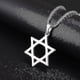 thumbnail image 2 of Colgante de estrella de Mogan David para hombre, cadena de aleación de alta calidad judía de Israel, collar de estrella de David, joyería Kb, 2 of 5