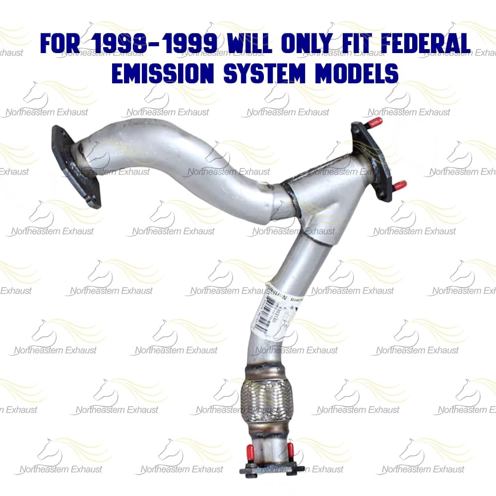 Northeastern Exhaust Stainless Steel Front Y-Pipe Fits 1998–2000 Isuzu Amigo 3.2L SUV | Direct Fit