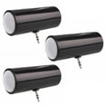 thumbnail image 1 of 3X Mini Altavoz Estéreo con Conector de 3,5 mm, Reproductor de Música MP3 Portátil, Altavoz Amplificador para Teléfono Móvil, Tableta, PC-Negro, 1 of 5