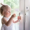 thumbnail image 5 of Refrigerator Lock, Child Safety Proofing Fridge Locks with Four-digit Password for Drawer Fridge Freezer Cupboard (1 Pack White), 5 of 11
