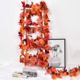 thumbnail image 7 of Coolmade 2 Pack Maple Leaves Fall Garland - 6ft/Strand Artificial Fall Foliage Garland Colorful Autumn Decoration for Home Wedding Party Thanksgiving, 7 of 7