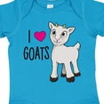 thumbnail image 4 of Inktastic I Love Goats Cute Goat Boys or Girls Baby Bodysuit, 4 of 5