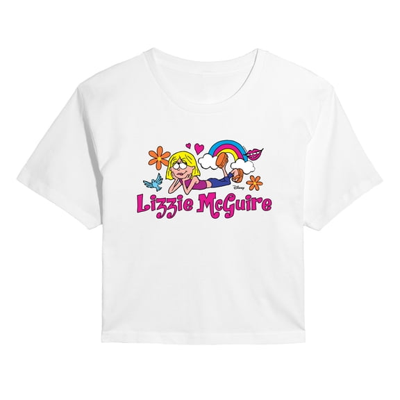 Lizzie McGuire - Large Logo - Juniors Cropped Graphic T-Shirt