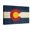 Canvas, variant on Art.com Grunge Colorado State Flag Of America, Isolated On White Background Stretched Canvas Print Wall Art by Speedfighter, 36" x 24"