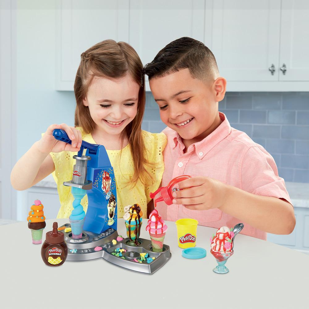 Play-Doh Kitchen Creations Drizzy Ice Cream Play Dough Set - 6 Color (6 Piece) - image 3 of 11