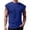 Z37-Blue, variant on Mens Sleeveless Shirts Cotton Workout Tank Tops Cut Off Shirts Gym Muscle Loose Fit Tee
