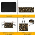 thumbnail image 4 of Colorful Floral Bohemia Waterproof Picnic Blanket with Foldable Zipper, Suitable for Outdoor Use, Suitable for Travel, Camping, Beaches, Parks, Grasslands, Picnic Blanket Accessories, 4 of 8