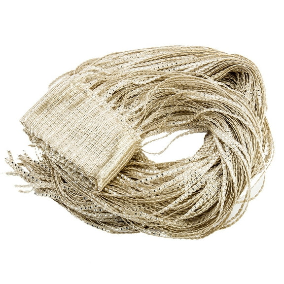 Willstar Sparkling String Curtains Fly Screen Fringe Tassel Curtain String Curtains Ribbon Thread Kitchen Curtain Room Dividers Home Decor-6.56*3.28 ft/Set