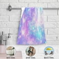 thumbnail image 6 of Dreamtimes Galaxy Soft Hand Towels 2-Piece Absorbent Bath Towel Decorative Fingertip Towels for Bathroom Gym Spa Hotel Beach Swimming Pool,14.4" x 28.3", 6 of 7