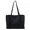 Black, variant on Ghojet Large Reversible Women Tote Bag, Retro Tassels Leather Shoulder Handbags Fashion Ladies Purses Satchel (White)