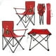 thumbnail image 1 of 2 Sillas Playera Plegable para Camping Jardin con Mesa rojo, 1 of 6