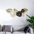 thumbnail image 3 of Metal Wall Decor Metal Wall Art Hanging Home Living Room Wall Metal Pendant Flower Home Wall Decoration, for Living Room Office Wall Decoration,A, 3 of 8