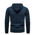 thumbnail image 5 of Chaqueta de lana con capucha de suéter casual de otoño invierno de moda para hombres Pompotops oipoqjl36681, 5 of 5