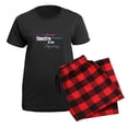 thumbnail image 5 of CafePress - Theatre Is My Passion Pajamas - Women's Short Sleeve Print T-Shirt and Pants Dark Cotton Pajama Set, 5 of 7