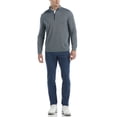thumbnail image 2 of Ben Hogan Performance Men's & Big Men's Long Sleeve Midweight Mini Diamond Textured Golf 1/4 Zip Sweater, Sizes S-4XLT, 2 of 7